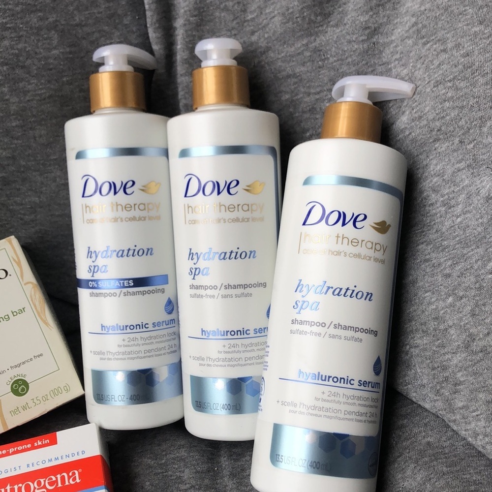 Bundle of 3 bar soap and shampoo (Dove, Aveeno, Neutrogena) - Picture 3 of 3